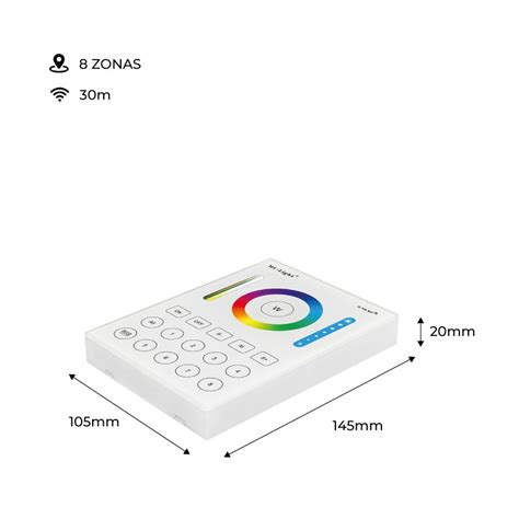 Controlador Remoto Zonas Rgb Cct Mi Light