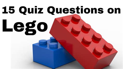 15 Quiz Questions On Lego Youtube