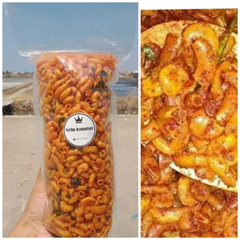 Jual Kg Seblak Makaroni Bantat Kriuk Pedas Daun Jeruk Shopee Indonesia