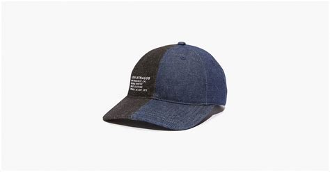 Split Denim Baseball Hat Black Levis® Us