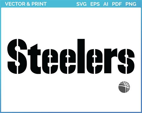 Pittsburgh Steelers - Wordmark Logo (1968) - Football Sports Vector SVG ...