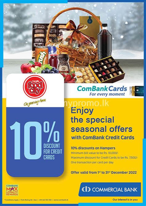 Enjoy the special seasonal offers at Cargills Food City with ComBank ...