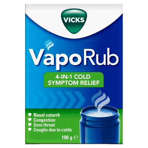 Vicks Vaporub Relief Of Cough Cold And Flu Like Symptoms Jar 100g £6 4 Compare Prices