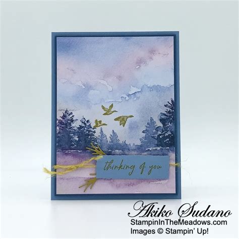 Stampin Up Feathered Flight For The Inkin Krew Blog Hop Stampin In The Meadows