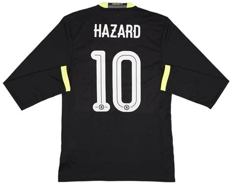 Chelsea Match Issue Efl Cup Away L S Shirt Hazard