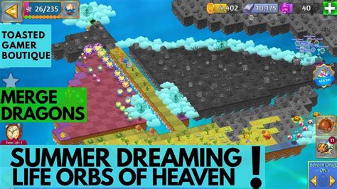 Merge Dragons Summer Dreaming Event Life Orbs Of Heaven Cloud Key