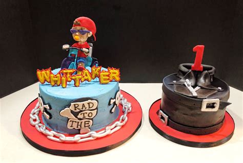 Rad To The Bone First Birthday Cake And Smash Cake First Birthday