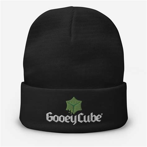 Gooeycube Embroidered Beanie Gooey Shop