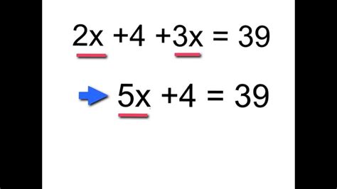 2 1 Combine Like Terms To Solve Equations