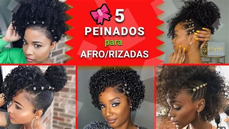 🎀peinados Para Cabello Afro Corto💖 Youtube