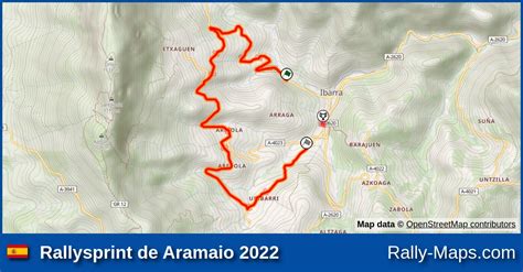 Mapy Zaplanuj Rallysprint De Aramaio Rajdtrasa Pl