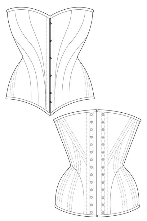 Corset Template Free Printable And Enjoyable Learning