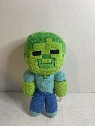 Minecraft Steve Creeper Zombie Plush Stuffed Toy Doll 9 Inch Jinx Mojang Green 4556907470