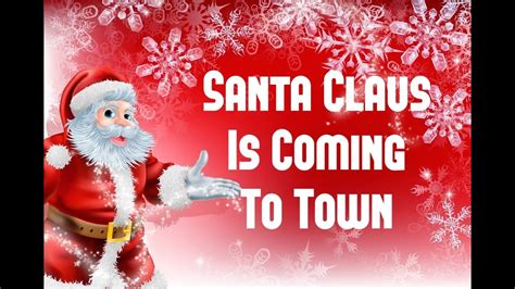 Santa Claus Is Coming To Town Frank Sinatra Cover Version Youtube