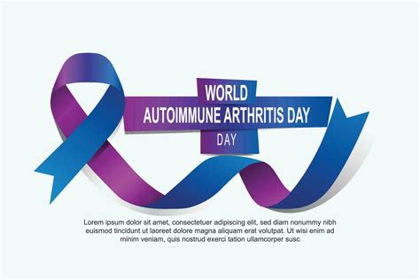 World Autoimmune Arthritis Day Background 23176051 Vector Art At Vecteezy