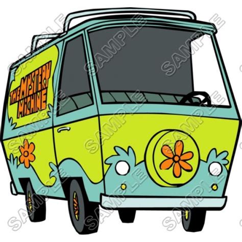 Scooby Doo Mystery Machine T Shirt Iron On Transfer Decal