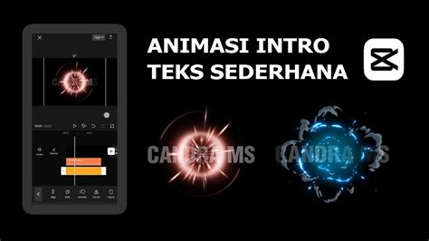 Cara Membuat Animasi Intro Teks Sederhana Di Capcut Youtube