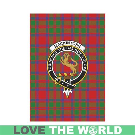 Mackintosh Tartan Clan Bage Garden Flag W7 Scottishclanstartan