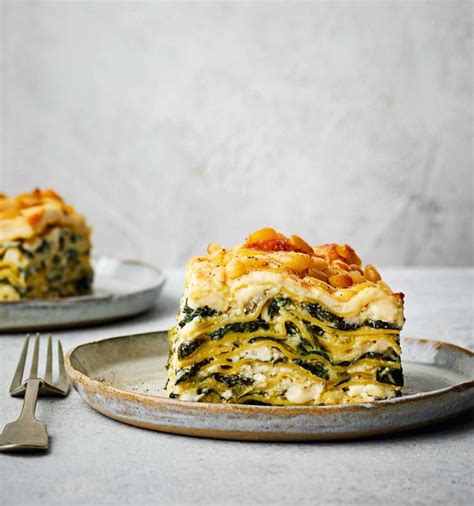 Spinach And Feta Lasagne Recipe Sainsbury`s Magazine