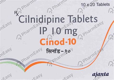 Cilpin 10 Mg Tablet 30 Uses Side Effects Price And Dosage Pharmeasy