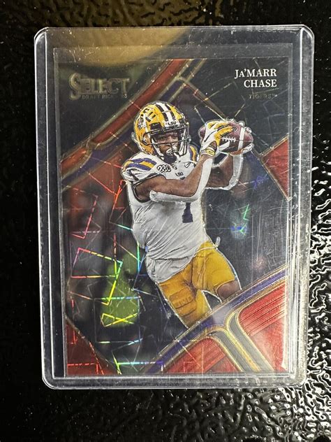 2023 Select Draft Picks Jamarr Chase Red Parallel Hyper Prizm No155 Ebay