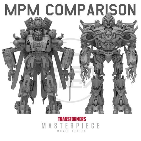 Transformers Masterpiece Movie MPM 13 Blackout Scale Comparisobn Scale