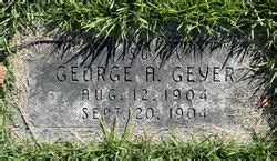 George A Geyer 1904 1904 Mémorial Find a Grave