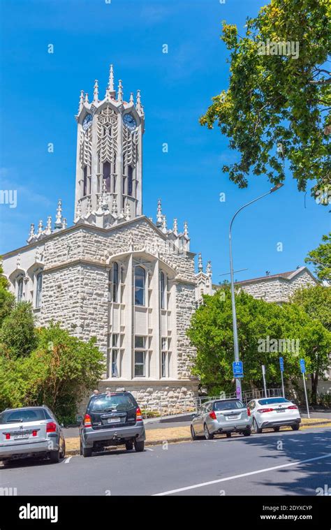 Clock Tower At The University Of Auckland New Zealand Stock Photo Alamy