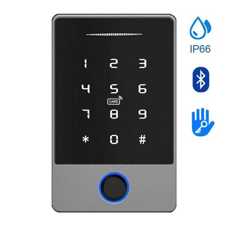 K2F 2 Controle De Acesso Biometrico Bluetooth TTLock IP66 Lojas