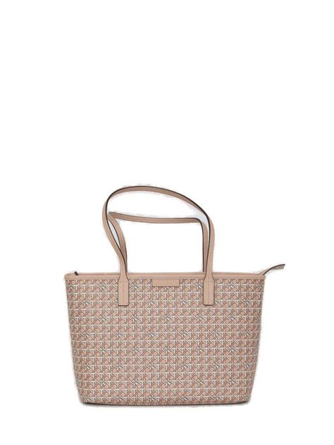 Tory Burch Ever Ready Basketweave Small Tote Bag Lyst