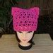 Hot Pink Pussy Cat Hat Summer Pussyhat 100 Cotton Lightweight Etsy