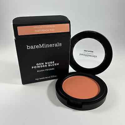 BareMinerals Gen Nude Powder Blush That Peach Tho New In Box EBay