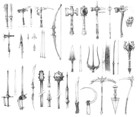 Cool Weapons To Draw