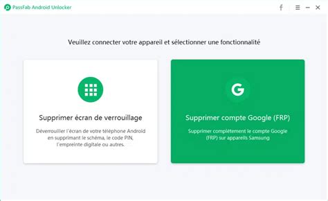 Débloquer un compte Google après réinitialisation Samsung