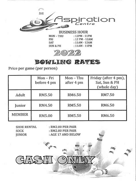 Sunshine Normal Bowling Price | PDF