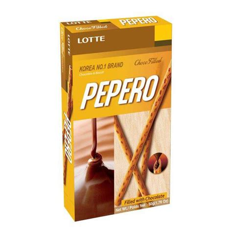 LOTTE PEPERO Assorted Flavour 32g HALAL Choco Filled Choco Cookie