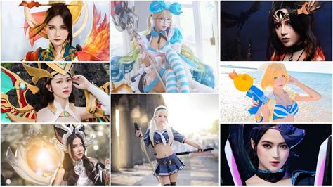 Hàng loạt Hot Girls Cosplay Hóa thân thành các tướng trong Liên Quân Mobile Trây Game YouTube