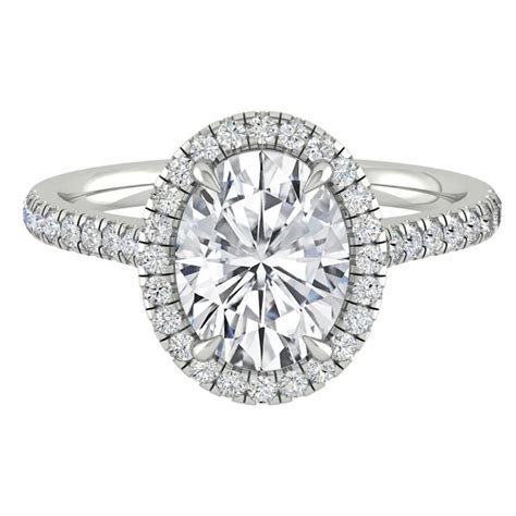 Oval Halo Pavé Ring – Pristine Paradigm