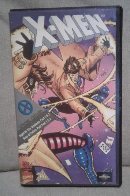 X Men Animated Vhs Night Of The Sentinels Days Of Future Past Marvel