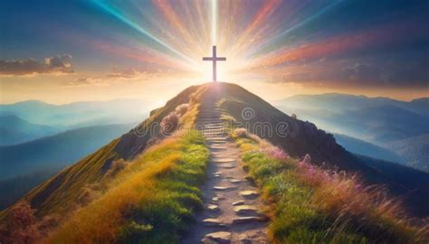 Heavenly Cross Background Stock Illustrations 574 Heavenly Cross