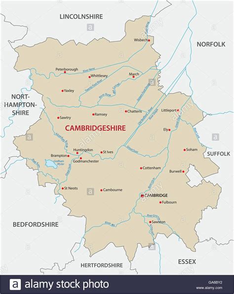 Map Of Cambridgeshire England – secretmuseum