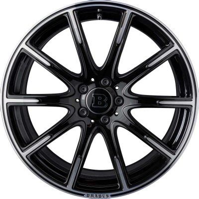 Brabus Monoblock Z Wheels In Black Polished Surface Alloy