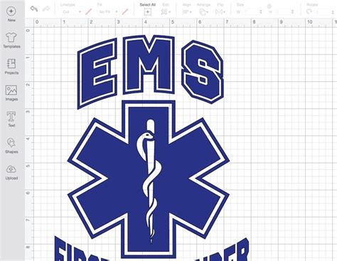 Ems First Responder Emt Cross Symbol Design Instant Download Etsy