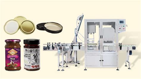 HY Vacuum Capping Machine For Beef Paste Glass Jar HYSC X20 YouTube