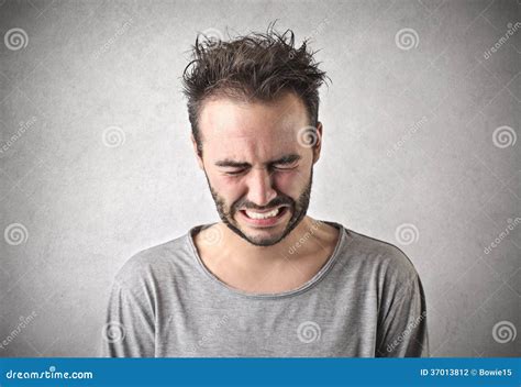 Sad Man Crying Stock Photo Image Of Portrait Adult 37013812