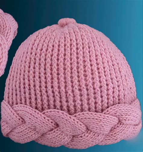 Crochet Hat With 3D Braids - Crochet Ideas