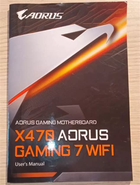 ORIGINAL USER MANUAL Gigabyte AMD Motherboard X470 AORUS Gaming 7