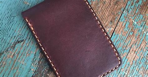 My First Leather Wallet Bifold Leathercraft Album On Imgur