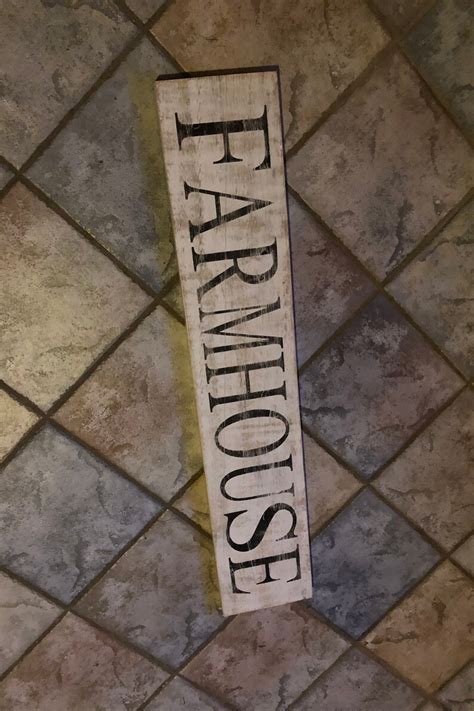 FARMHOUSE Sign Farmhouse Wall Decor | Etsy