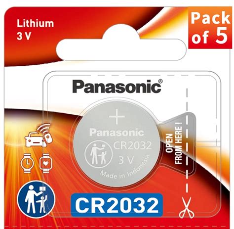 Panasonic Cr Lithium Coin Battery V Pack Of Long Lasting